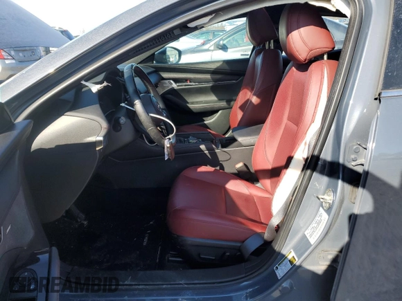 2023 Mazda 3 S Carbon Edition with VIN JM1BPBLM3P1616343, listed as a Copart auction lot 42303815 with 19,557 mi miles and Salvage title. Bid and sale history available at DreamBid. Image 7.