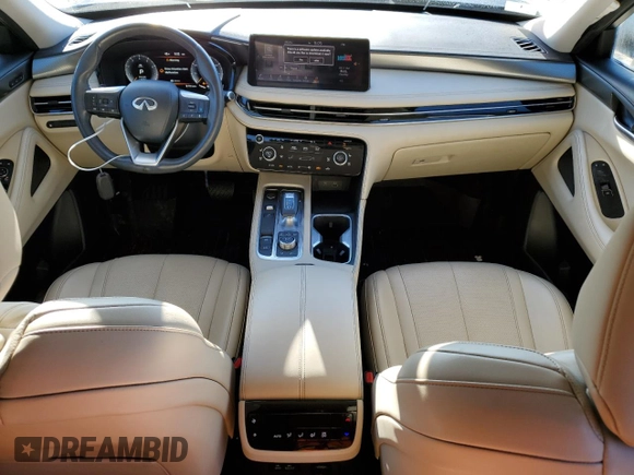 2022 Infiniti QX60 Luxe with VIN 5N1DL1FS9NC331653, listed as a Copart auction lot 76532844 with 55,578 mi miles and Salvage title. Bid and sale history available at DreamBid. Image 8.