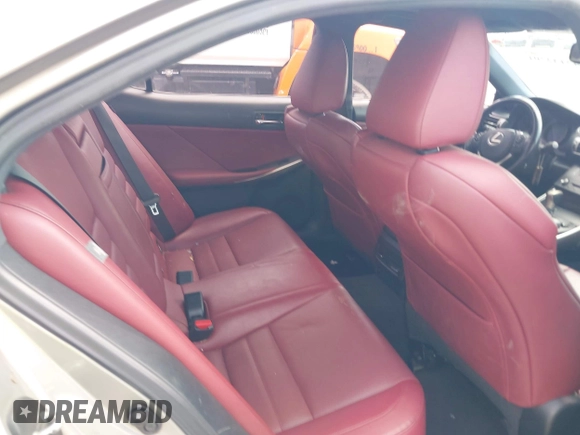 2016 Lexus IS 350 with VIN JTHBE1D29G5025051, listed as a IAAI auction lot 42132701 with 141,195 mi miles and . Bid and sale history available at DreamBid. Image 8.