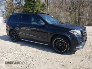 2018 Mercedes-Benz GLS 63 AMG with VIN 4JGDF7FE8JB003032, listed as a Copart auction lot 52588105 with 182,799 mi miles and Clean Title. Bid and sale history available at DreamBid. Image 4.