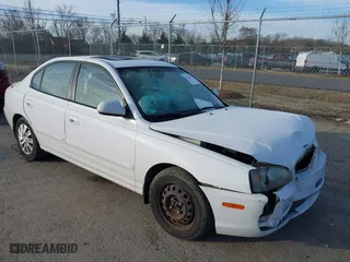 2006 Hyundai Elantra GLS with VIN KMHDN46D16U221642, listed as a IAAI auction lot 41754150 with 91,814 mi miles. Bid and sale history available at carsss.com. Image 1.