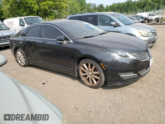 2014 Lincoln MKZ with VIN 3LN6L2G90ER826416, listed as a Copart auction lot 58973625 with 110,272 mi miles and Salvage title. Bid and sale history available at DreamBid. Image 4.