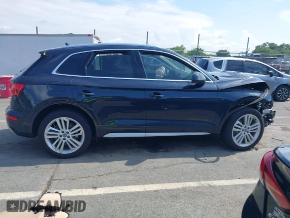 2018 Audi Q5 Premium Plus with VIN WA1BNAFY7J2210253, listed as a IAAI auction lot 42742467 with 103,843 mi miles and . Bid and sale history available at DreamBid. Image 13.