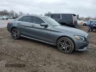 2017 Mercedes-Benz C 300 with VIN 55SWF4KB4HU198978, listed as a Copart auction lot 53070045 with Not Provided miles and Clean Title. Bid and sale history available at carsss.com. Image 4.