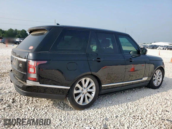 2015 Land Rover Range Rover HSE z VIN SALGS2VF2FA242530, wystawiony jako Copart lot #56697235 z przebiegiem 128 106 mil mil oraz Szkoda całkowita • Salvage title. Historia ofert i sprzedaży dostępna na DreamBid. Obrazek 3.