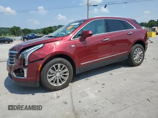 2018 Cadillac XT5 Luxury FWD with VIN 1GYKNCRS8JZ217206, listed as a Copart auction lot 59471575 with 19,959 mi miles and Salvage title. Bid and sale history available at DreamBid. Image 1.