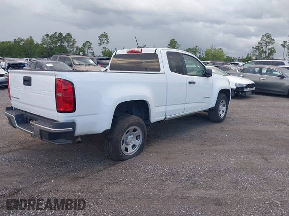2021 Chevrolet Colorado 2WD Work Truck with VIN 1GCHSBEA1M1280750, listed as a IAAI auction lot 42539883 with 163,224 mi miles and . Bid and sale history available at DreamBid. Image 4.