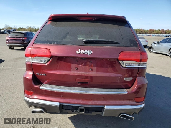 2019 Jeep Grand Cherokee Summit with VIN 1C4RJFJT3KC595525, listed as a Copart auction lot 77857234 with 67,104 mi miles and Salvage Title. Bid and sale history available at carsss.com. Image 6.