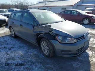 2017 Volkswagen Golf SportWagen S with VIN 3VW017AU4HM533272, listed as a IAAI auction lot 41309886 with 143,728 mi miles. Bid and sale history available at carsss.com. Image 1.