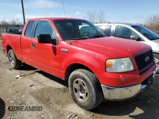 2005 Ford F-150 XLT with VIN 1FTPX12545FA98463, listed as a Copart auction lot 50619015 with 236,009 mi miles and Clean Title. Bid and sale history available at carsss.com. Image 4.