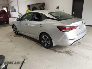 2021 Nissan Sentra SV with VIN 3N1AB8CV4MY233303, listed as a IAAI auction lot 41935664 with 25,878 mi miles and . Bid and sale history available at DreamBid. Image 3.
