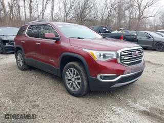 2017 GMC Acadia SLE with VIN 1GKKNLLS5HZ201445, listed as a IAAI auction lot 41555061 with 133,196 mi miles. Bid and sale history available at carsss.com. Image 1.
