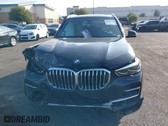 2022 BMW X5 sDrive40i with VIN 5UXCR4C02N9N19154, listed as a IAAI auction lot 41614568 with 1 mi miles. Bid and sale history available at carsss.com. Image 12.