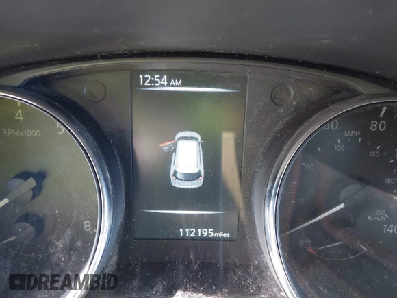 2017 Nissan Rogue SL with VIN 5N1AT2MV3HC791384, listed as a IAAI auction lot 41319989 with 112,195 mi miles. Bid and sale history available at carsss.com. Image 7.
