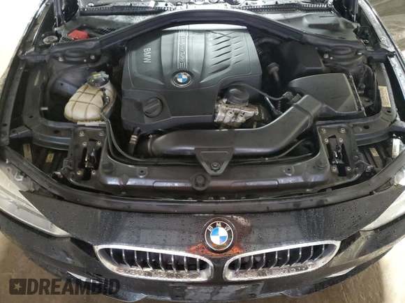 2015 BMW 3 Series 335i xDrive with VIN WBA3B9G59FNR93584, listed as a Copart auction lot 54711455 with 85,596 mi miles and Salvage title. Bid and sale history available at DreamBid. Image 11.