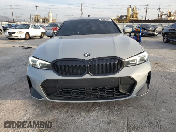 2023 BMW 3 Series 330i with VIN 3MW69FF01P8D71708, listed as a Copart auction lot 45745505 with 22,980 mi miles and Salvage Title. Bid and sale history available at carsss.com. Image 5.