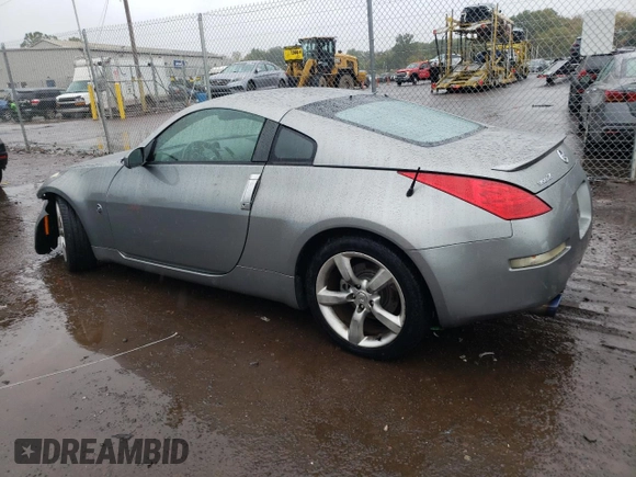 2006 Nissan 350Z Touring with VIN JN1AZ34E46M352617, listed as a Copart auction lot 71928234 with 195,583 mi miles and Salvage Title. Bid and sale history available at DreamBid. Image 2.
