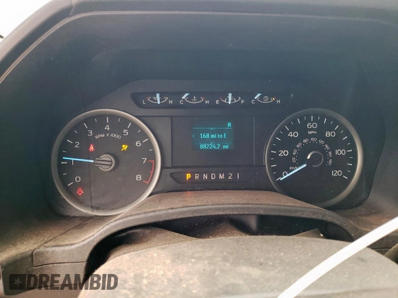 2019 Ford F-150 XL with VIN 1FTEX1EB0KKE69405, listed as a Copart auction lot 59414245 with 88,224 mi miles and Salvage title. Bid and sale history available at DreamBid. Image 9.