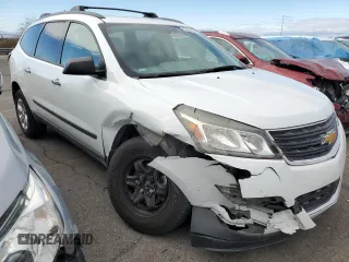 2017 Chevrolet Traverse LS with VIN 1GNKRFKD1HJ206796, listed as a Copart auction lot 48996465 with 0 mi miles and Clean Title. Bid and sale history available at carsss.com. Image 4.
