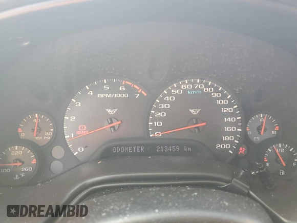 2000 Chevrolet Corvette with VIN 1G1YY32G9Y5108163, listed as a Copart auction lot 75953034 with 213,459 mi miles and Salvage Title. Bid and sale history available at carsss.com. Image 9.