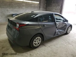 2019 Toyota Prius L Eco with VIN JTDKARFU9K3094322, listed as a Copart auction lot 48895445 with 49,430 mi miles and Salvage Title. Bid and sale history available at carsss.com. Image 3.