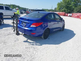 2013 Hyundai Accent GLS with VIN KMHCT4AE2DU499397, listed as a IAAI auction lot 42062751 with 111,217 mi miles and . Bid and sale history available at carsss.com. Image 4.