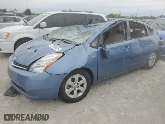 2007 Toyota Prius z VIN JTDKB20U977690141, wystawiony jako Copart lot #57838035 z przebiegiem Nie podano mil oraz Szkoda całkowita • Salvage title. Historia ofert i sprzedaży dostępna na DreamBid. Obrazek 1.