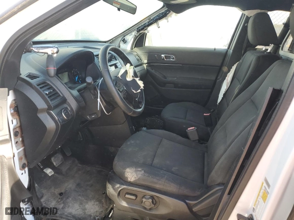 2017 Ford Police Interceptor Utility with VIN 1FM5K8AT8HGC35560, listed as a Copart auction lot 77770294 with 45,405 mi miles and Salvage Title. Bid and sale history available at carsss.com. Image 7.