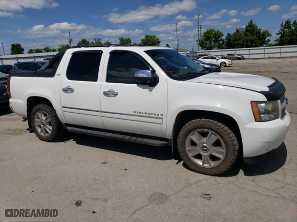 2009 Chevrolet Avalanche LTZ with VIN 3GNFK32079G177888, listed as a Copart auction lot 65956444 with 130,311 mi miles and Salvage Title. Bid and sale history available at carsss.com. Image 4.