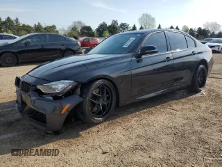 2014 BMW 3 Series 335i xDrive with VIN WBA3B9C58EP458979, listed as a Copart auction lot 53272855 with 120,565 mi miles and Salvage title. Bid and sale history available at DreamBid. Image 1.