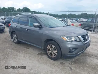 2017 Nissan Pathfinder SV with VIN 5N1DR2MN3HC626236, listed as a IAAI auction lot 42681913 with 101,334 mi miles and . Bid and sale history available at DreamBid. Image 1.