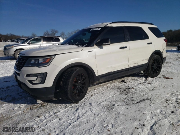 2016 Ford Explorer Sport with VIN 1FM5K8GT5GGC65766, listed as a Copart auction lot 88277675 with 89,529 mi miles and Salvage Title. Bid and sale history available at carsss.com. Image 1.