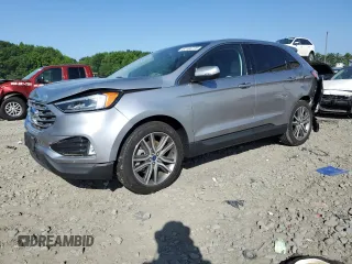 2022 Ford Edge Titanium with VIN 2FMPK4K96NBA86637, listed as a Copart auction lot 62100775 with 15,388 mi miles and Salvage title. Bid and sale history available at DreamBid. Image 1.