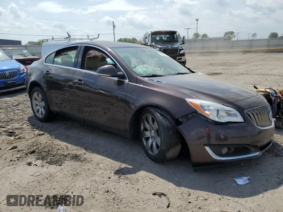 2015 Buick Regal с VIN 2G4GK5EX7F9177828, выставлен на аукционе Copart как лот 57015845 с пробегом 116 886 миль миль и Чистый • Clean title. История ставок и продаж доступна на DreamBid. Изображение 4.