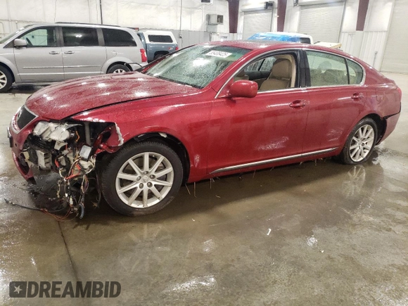 2007 Lexus GS 350 with VIN JTHCE96S470005173, listed as a Copart auction lot 55408425 with Not Provided miles and Non Repairable. Bid and sale history available at DreamBid. Image 1.