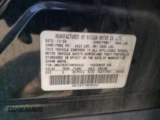 2009 Infiniti G37 x with VIN JNKCV61F19M365442, listed as a Copart auction lot 53905565 with 190,962 mi miles and Salvage Title. Bid and sale history available at carsss.com. Image 12.