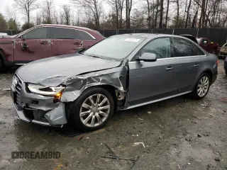 2015 Audi A4 Premium with VIN WAUBFAFL9FN003793, listed as a Copart auction lot 47063275 with 126,123 mi miles and Salvage Title. Bid and sale history available at carsss.com. Image 1.