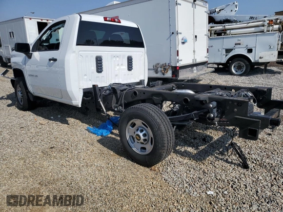 2024 CHEVROLET C2500 HEAVY DUTY with VIN 1GB0WLE73RF410425, listed as a Copart auction lot 42040355 with 5,847 mi miles and Salvage Title. Bid and sale history available at DreamBid. Image 2.