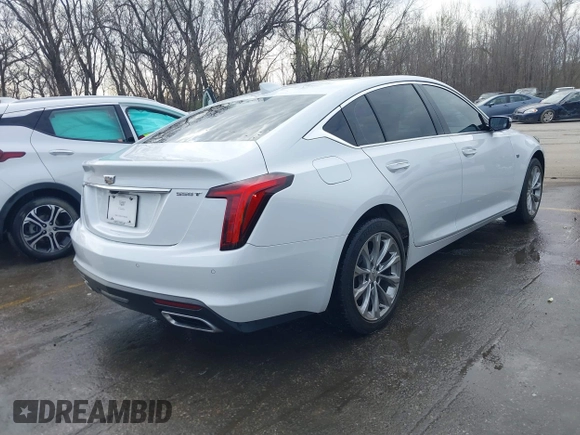 2021 Cadillac CT5 Premium Luxury with VIN 1G6DN5RW9M0147336, listed as a IAAI auction lot 41870067 with 36,112 mi miles and . Bid and sale history available at DreamBid. Image 4.