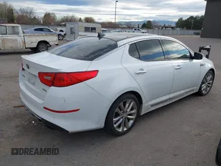 2015 Kia Optima SXL Turbo with VIN 5XXGR4A63FG374348, listed as a IAAI auction lot 41913278 with 173,880 mi miles and . Bid and sale history available at DreamBid. Image 4.