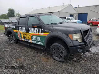 2011 Ford F-150 XL with VIN 1FTFW1EF2BFA54198, listed as a Copart auction lot 61157805 with 121,657 mi miles and Salvage title. Bid and sale history available at DreamBid. Image 4.