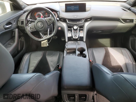 2021 Acura TLX w/A-Spec Package with VIN 19UUB5F54MA012441, listed as a Copart auction lot 86697494 with 40,859 mi miles and Salvage Title. Bid and sale history available at carsss.com. Image 8.