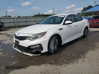 2019 Kia Optima LX z VIN 5XXGT4L33KG347598, wystawiony jako Copart lot #57473625 z przebiegiem 83 498 mil mil oraz Szkoda całkowita • Salvage title. Historia ofert i sprzedaży dostępna na DreamBid. Obrazek 1.
