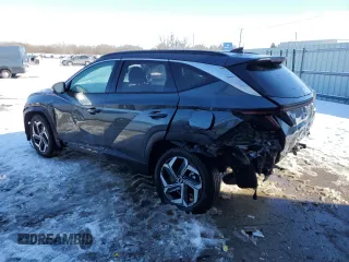2024 Hyundai Tucson Limited with VIN 5NMJECDE1RH365037, listed as a Copart auction lot 45140755 with 14,393 mi miles and Salvage Title. Bid and sale history available at carsss.com. Image 2.