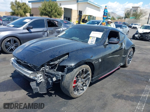 2019 Nissan 370Z Sport Touring with VIN JN1AZ4EH4KM420441, listed as a IAAI auction lot 41937742 with 80,784 mi miles and . Bid and sale history available at DreamBid. Image 18.