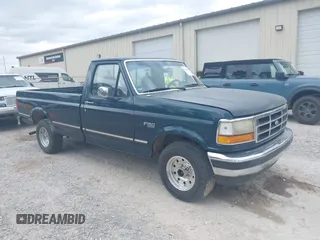 1995 Ford F-150 with VIN 1FTEF15N3SLB27468, listed as a IAAI auction lot 41848685 with 163,044 mi miles. Bid and sale history available at carsss.com. Image 1.