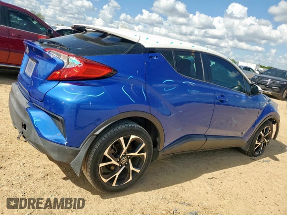 2018 Toyota C-HR XLE with VIN NMTKHMBX2JR031377, listed as a Copart auction lot 62055665 with 120,271 mi miles and Salvage title. Bid and sale history available at DreamBid. Image 3.