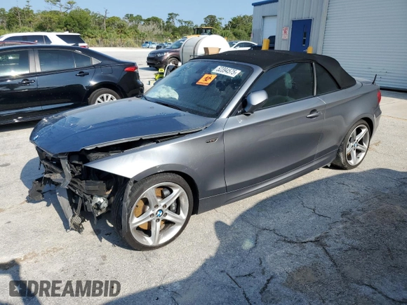 2010 BMW 1 Series 135i with VIN WBAUN9C5XAVK41340, listed as a Copart auction lot 52394575 with Not provided miles and Salvage title. Bid and sale history available at DreamBid. Image 1.