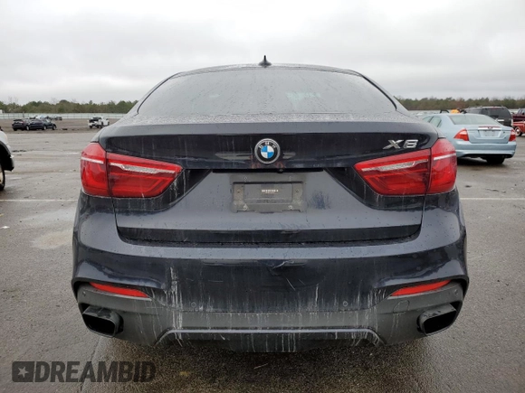 2018 BMW X6 xDrive50i with VIN 5UXKU6C51J0Z66610, listed as a Copart auction lot 39656954 with 48,217 mi miles and Non Repairable. Bid and sale history available at carsss.com. Image 6.