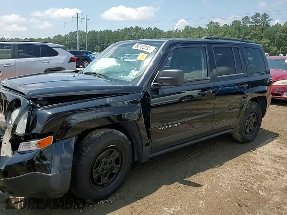 2014 Jeep Patriot Sport with VIN 1C4NJPBA4ED715106, listed as a Copart auction lot 58705135 with 87,819 mi miles and Salvage title. Bid and sale history available at DreamBid. Image 13.